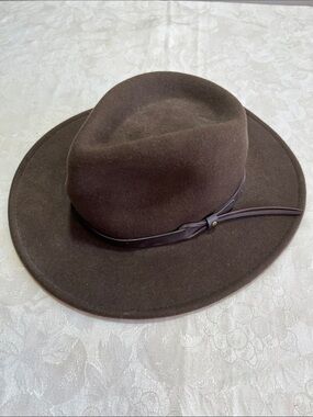 Scala Wool Hat Men's Brown Size L Classic